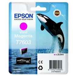 Epson T7603-C13T76034010 Kırmızı Orjinal Kartuş - Epson